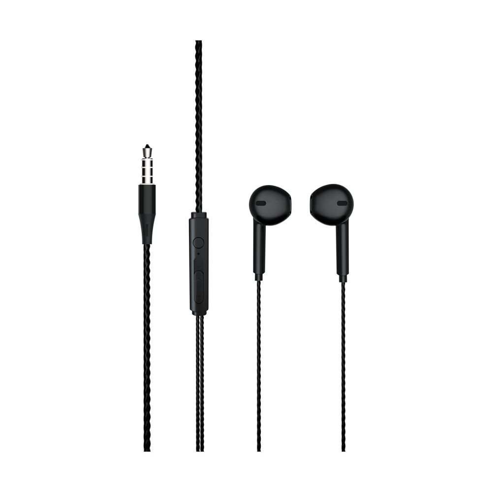 KULAKLIK LECOO EH104B SİYAH 3.5mm JACKLI KABLOLU KULAK İÇİ MİKFORONLU