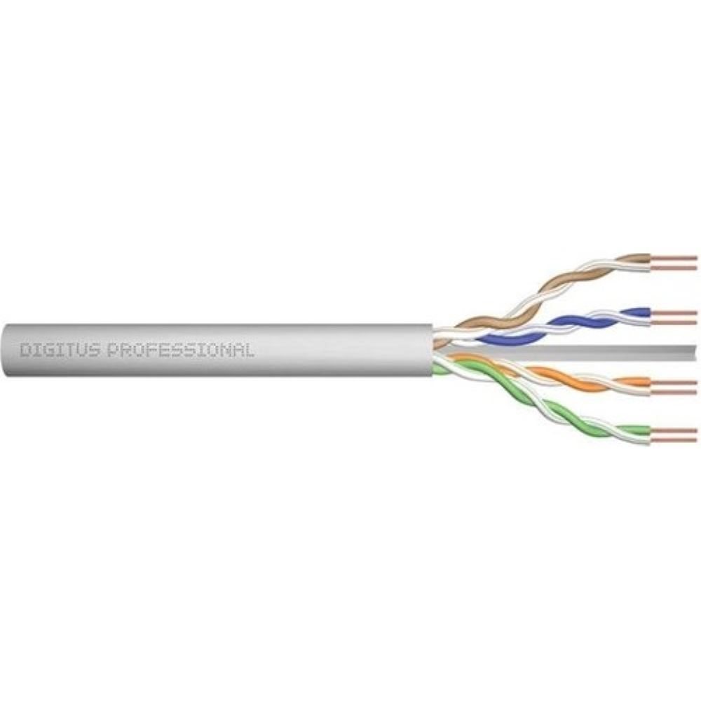 KABLO DIGITUS 500MT DRUM-AWG 23/1-COLOR GREY-SIMPLEX-DK-1613-VH-5-CAT