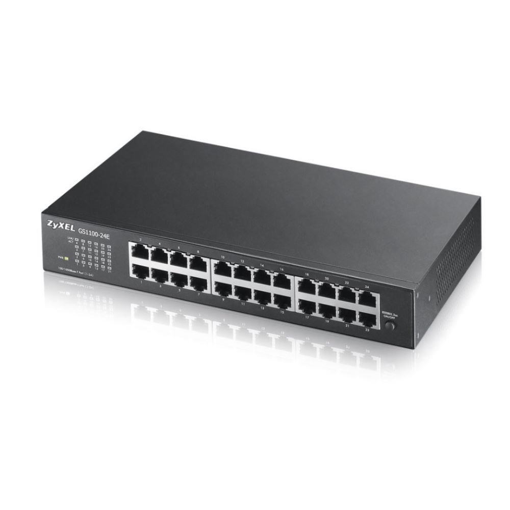 SWITCH ZYXEL GS1100-24E V3 24 Port 10/100/1000 Mbps Gigabit