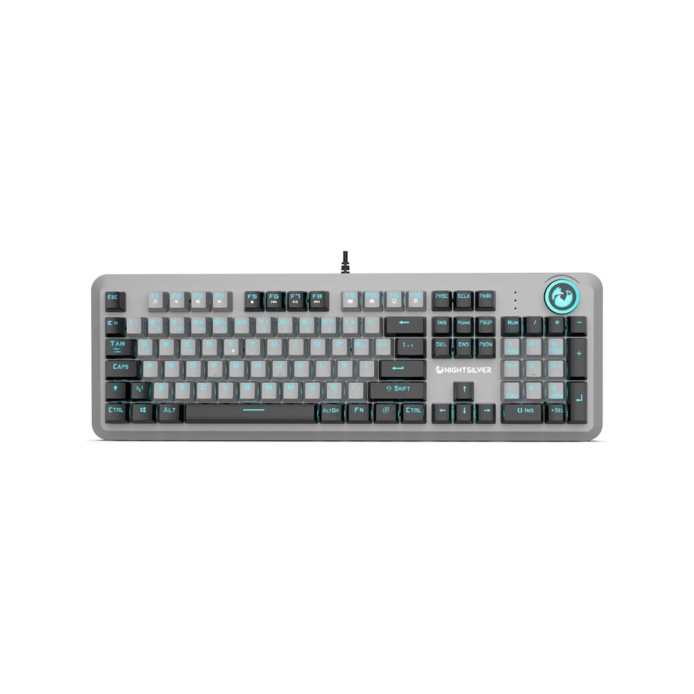 KLAVYE NIGHTSILVER ASTRA BLACK GREY RED SWITCH 105 TUŞLU MEKANİK