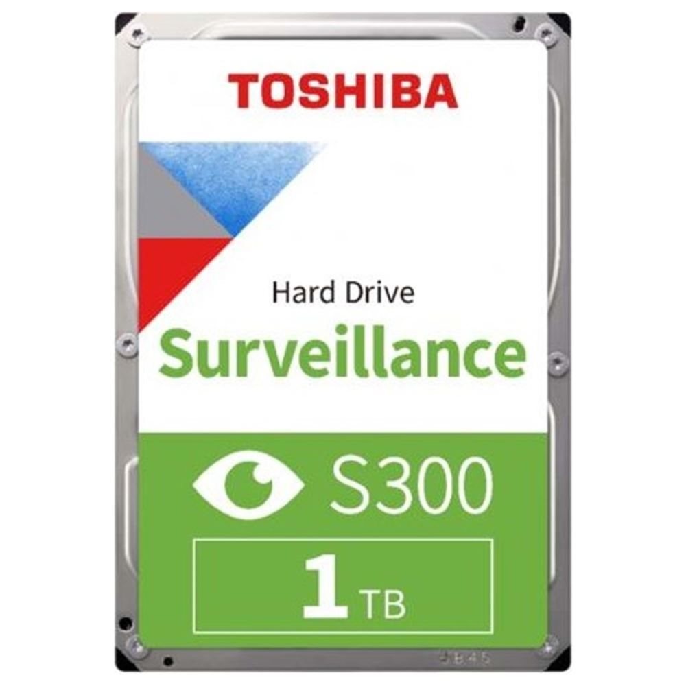 HDD GUV 1TB Toshiba S300 Serisi Güvenlik Diski 7/24 HDWV110UZSVA