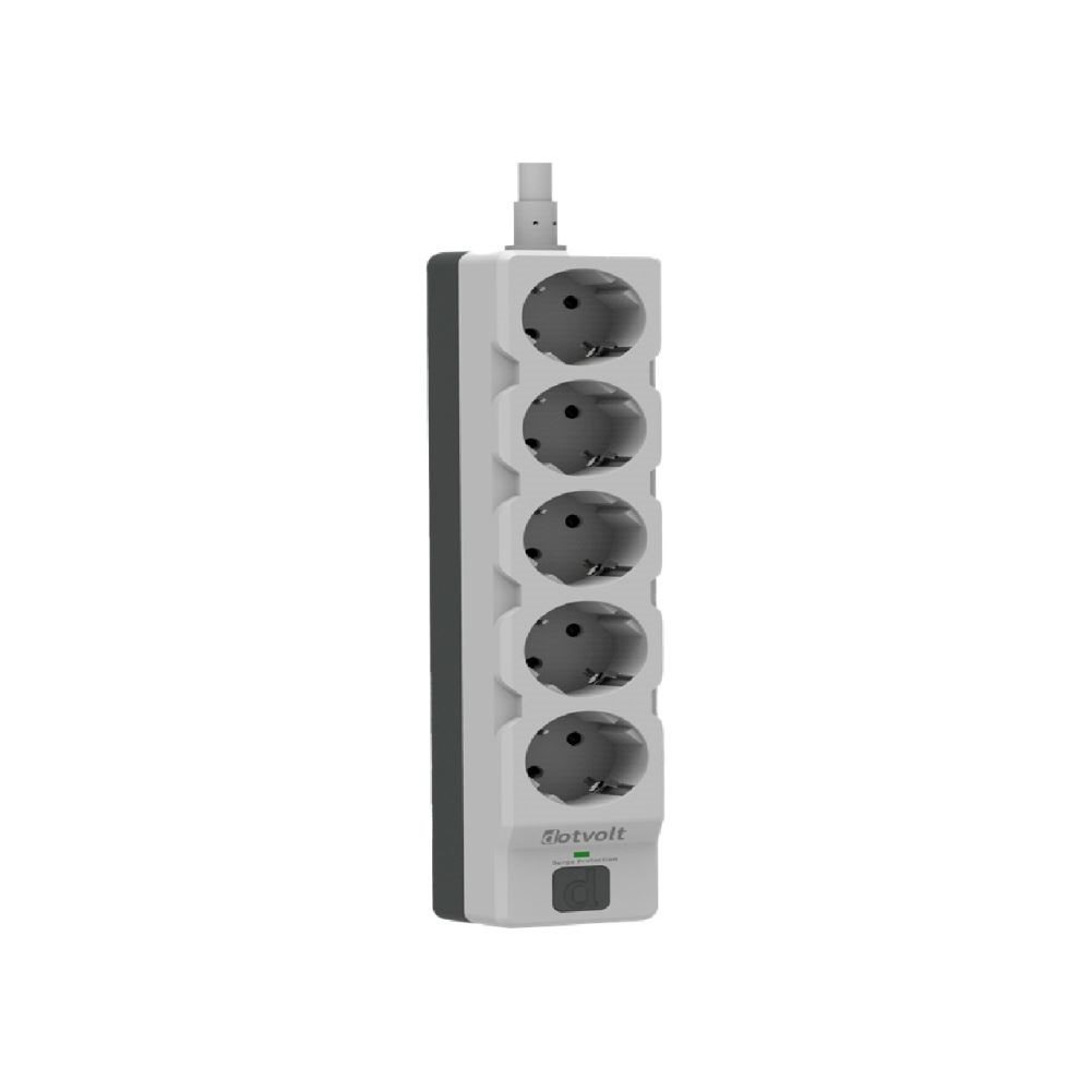 PRİZ DOTVOLT SURGE HUNTER 5-5'Lİ AKIM KORUMA PRİZİ-1.5 MT. KABLOLU-1050J