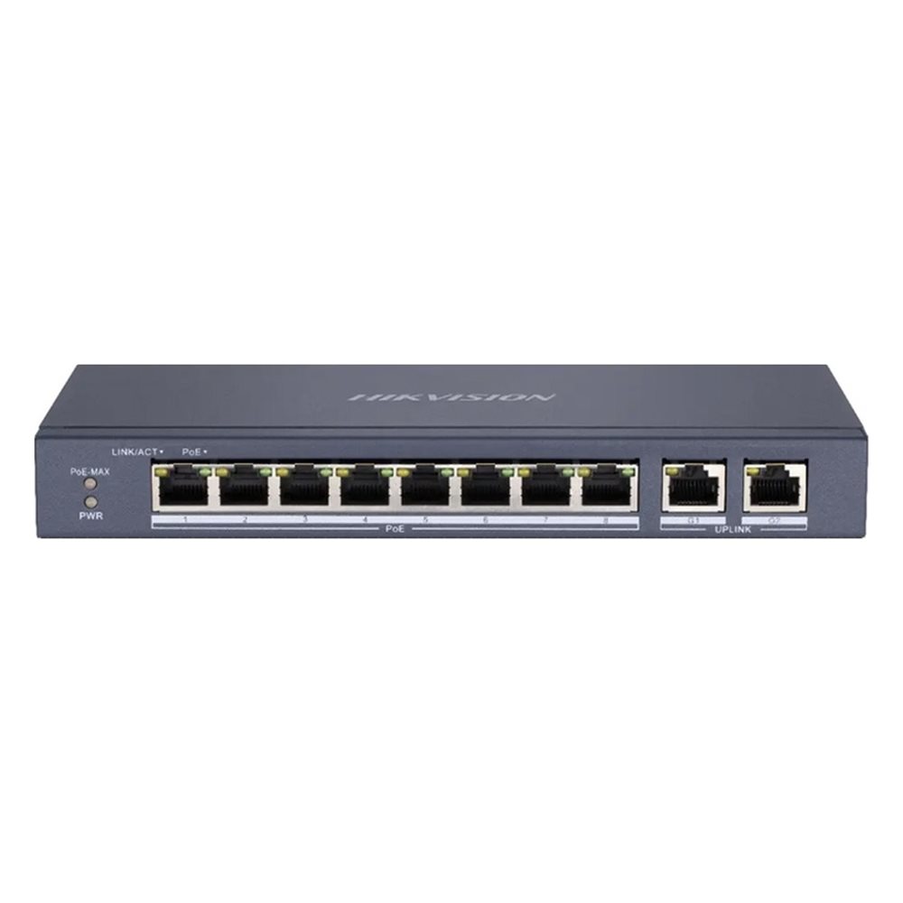 SWITCH HIKVISION POE 10/100 STANDART 8 PORT DS-3E0310P-E/M