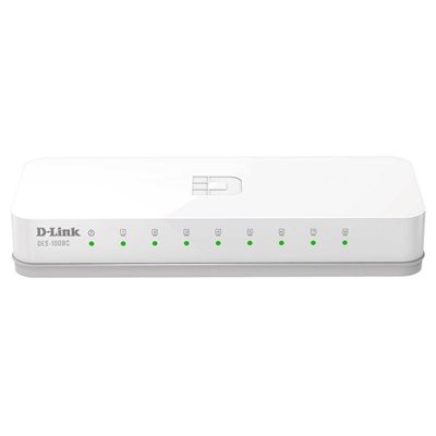 SWITCH D-LINK DES-1008C 8X10/100 L2 TAK-CALISTIR PLASTIK