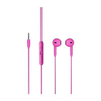 KULAKLIK LECOO EH104PR PEMBE 3.5mm JACKLI KABLOLU KULAK İÇİ MİKROFONLU