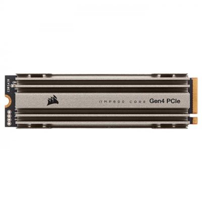 SSD 2TB CORSAIR MP600 CORE GEN4 M.2 PCI-E 4950-3700MB /S CSSD-F2000GBMP600COR