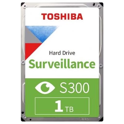 HDD GUV 1TB Toshiba S300 Serisi Güvenlik Diski 7/24 HDWV110UZSVA