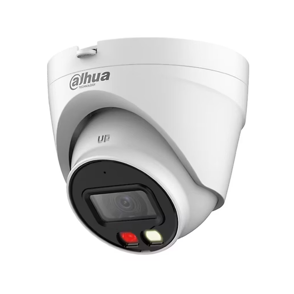 DAHUA IPC-HDW1439V-SA-IL 4Mpix, 2,8mm Lens, Entry Smart Dual Light Fixed-Focal Eyeball, H265+,  30Mt Gece Görüşü,  IP67, Mikrofonlu, PoE Dome IP Kamera
