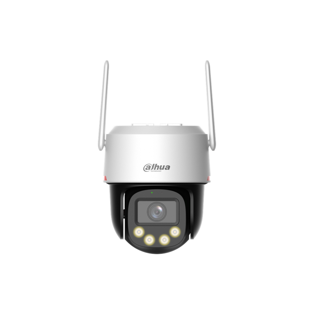 DAHUA IPC-PT2849DC1-SW-PV, 8Mpix, 3,6 Lens, WizColor, 30Mt Gece Görüşü, Dahili Mikrofon, Dahili Hoparlör, IP66, Wifi, Pan-Tilt IP Kamera