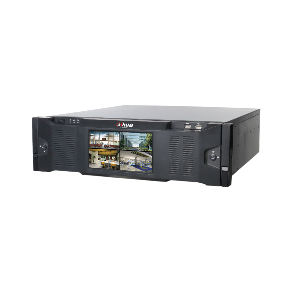 DAHUA IVSS7016DR, 256Kanal, 24Mpix, H265+, 16 HDD, 1080P Kayıt, 768 Mbps Bant Genişliği, 4 Port Gigabit Mbps LAN, RAID 0/1/5/6/10, Çift Power Supply, NVR