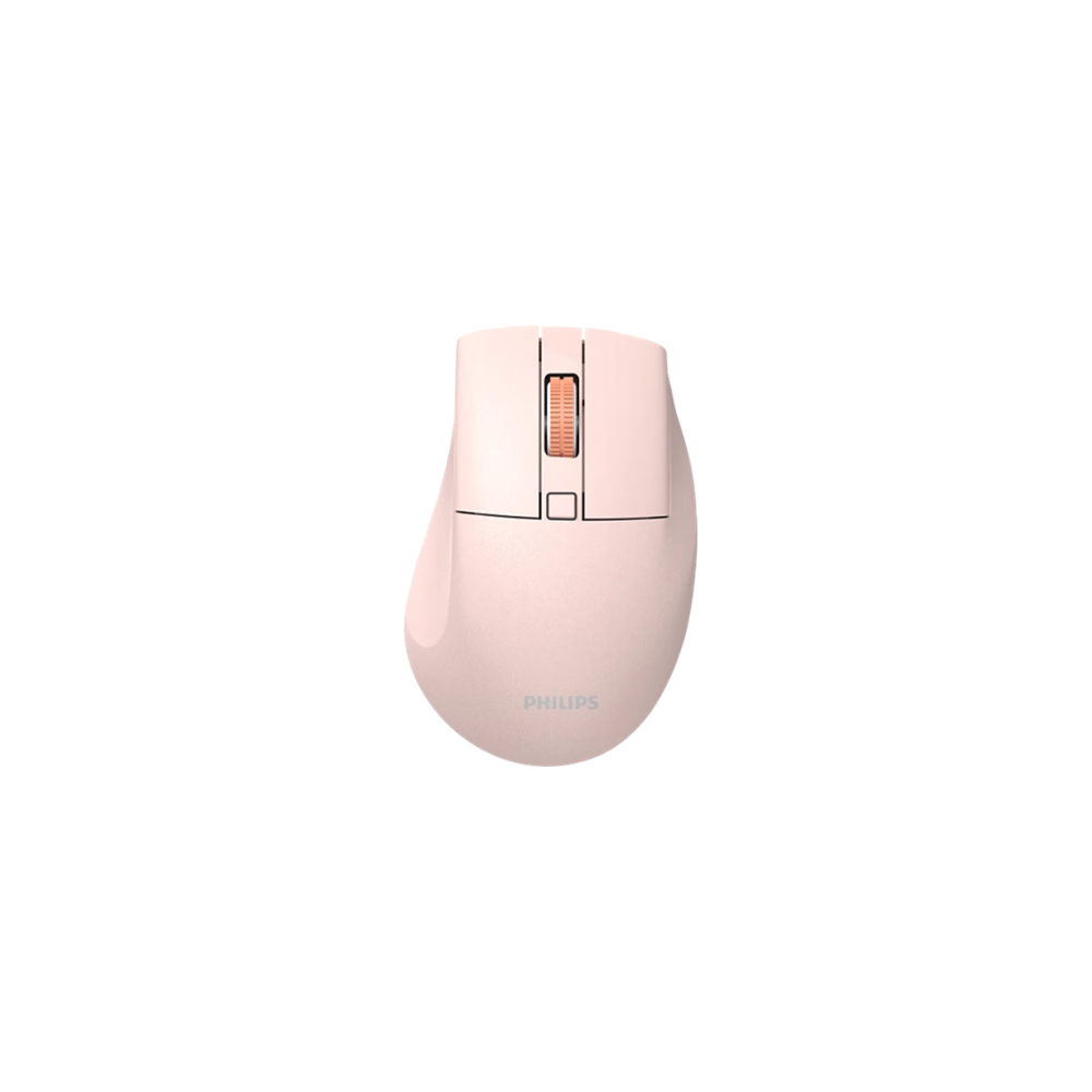 PHILIPS SPK7528P, SESSİZ, Pembe, USB Nano  2,4Gh ve Bluetooth Kablosuz, 1600dpi, Optic, 3 Tuşlu, Ergonamik, Sessiz Click, Mouse