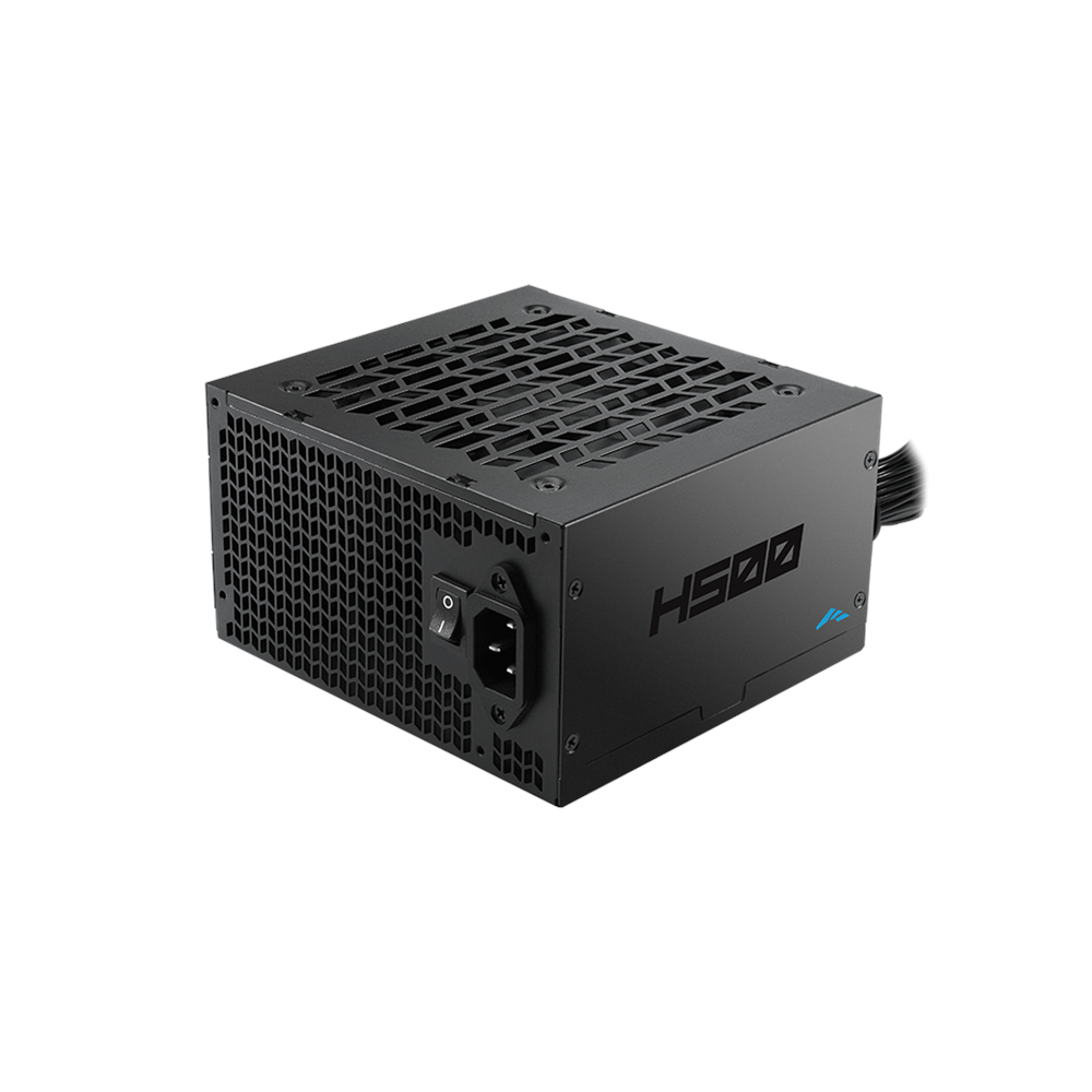 SAMA H500, 500W, Black, 80 Plus, Aktif PFC, Siyah, GAMING, ATX, Power Supply (PSU)