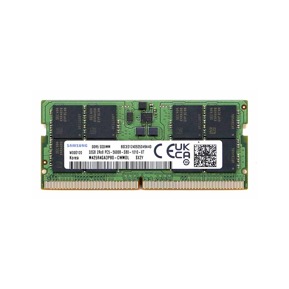 Samsung SAMSO5600/32, 32GB, DDR5, 5600MHz,  CL46, 1.1V Notebook Ram (M425R4GA3BB0-CWW0L)