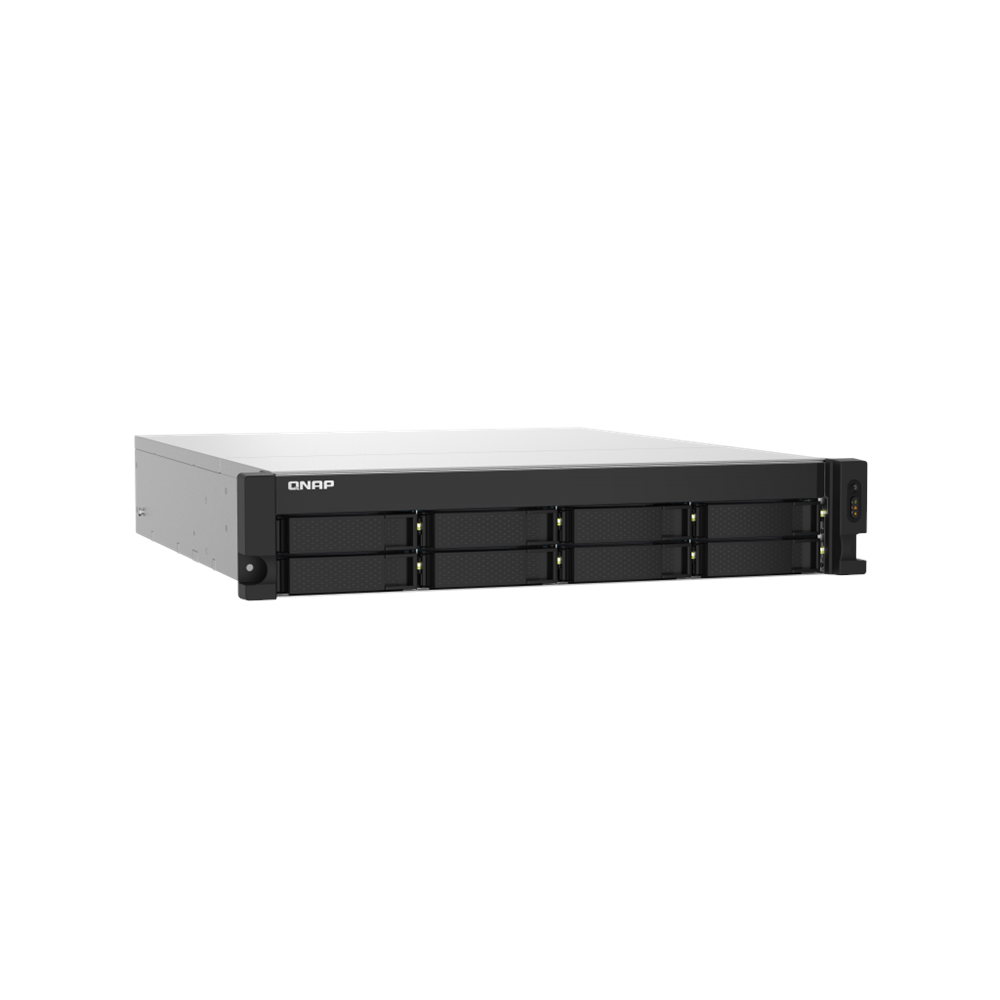 QNAP TurboNAS TS-832PXU-RP-4G, 4Gb Ram, 8xYuvalı, RACK NAS