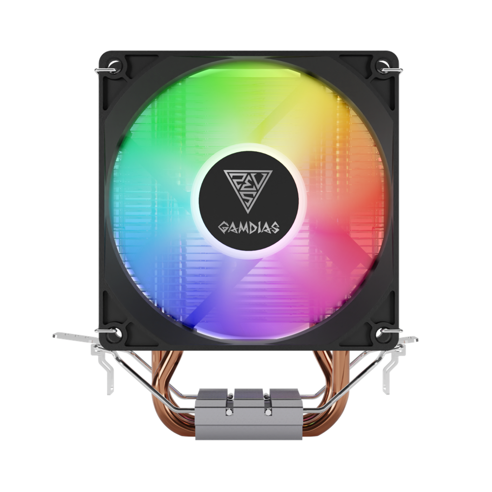 GAMDIAS BOREAS E1-210 Lite, 92mm, CPU  Kule Tipi Hava Soğutma, Doğrudan Temas Teknolojisine Sahip 2 adet Gelişmiş Bakır Isı Borusu (AMD AM5 ve INTEL Tüm işlemciler ile uyumlu)