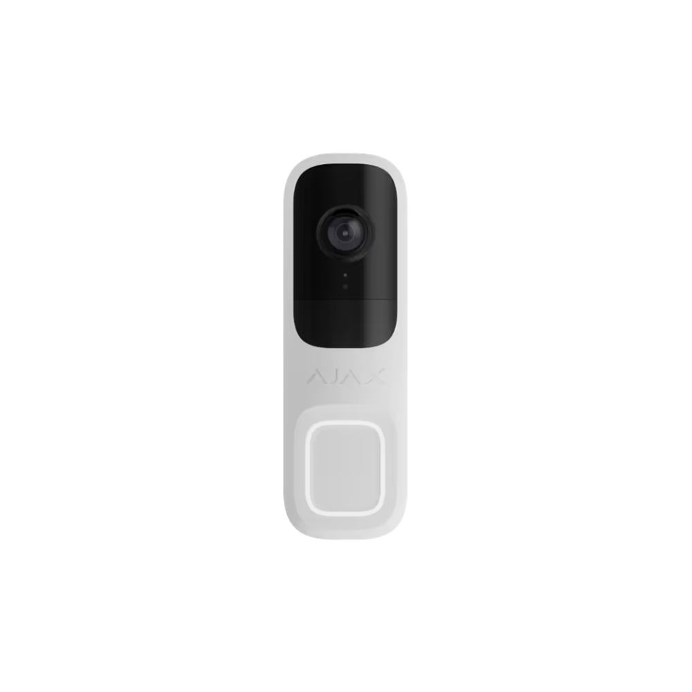 AJAX, DOORBELL, Kablosuz, Kameralı, Kapı Zili  Beyaz