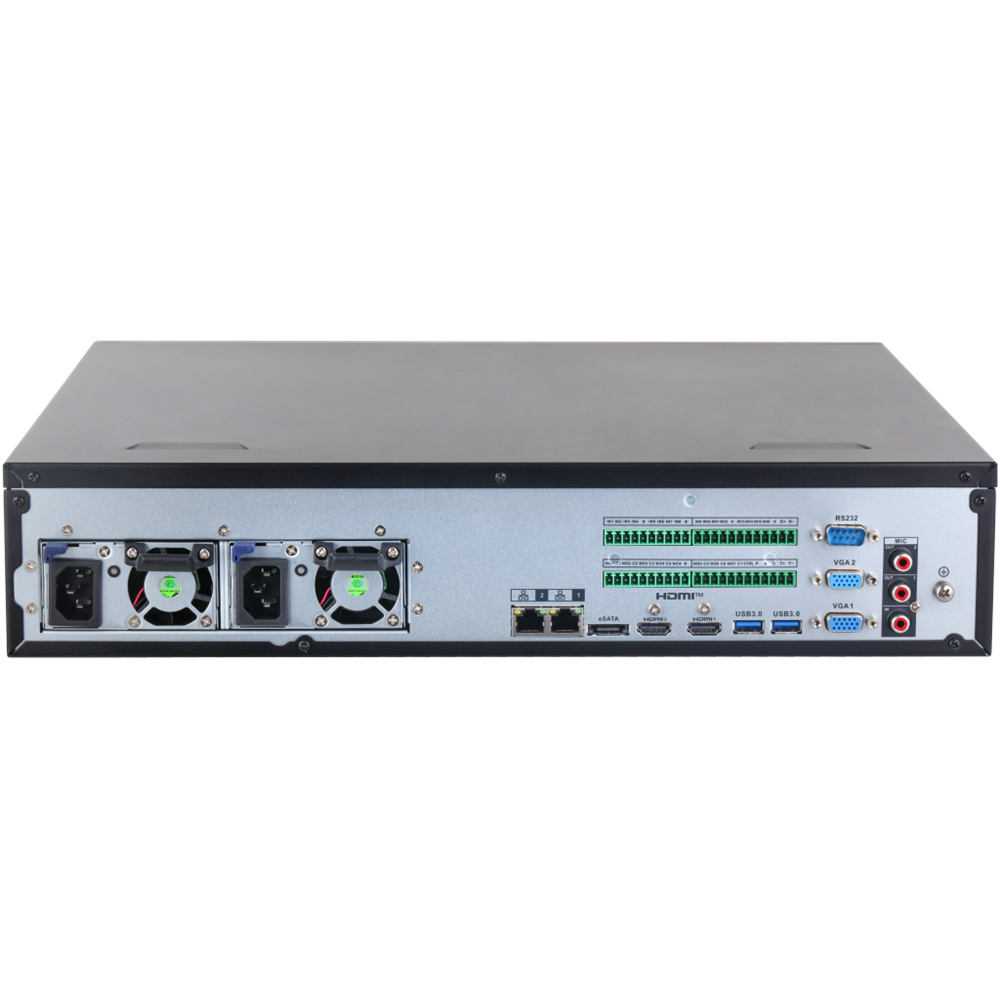 DAHUA  NVR5864RH-XI, 64Kanal, 32Mpix, H265+, 8 HDD Desteği, 1080P Kayıt, 512Mbps Bant Genişliği, 2 Port GigaBit Lan, RAID 0/15/6/10, Çift Power Supply, NVR