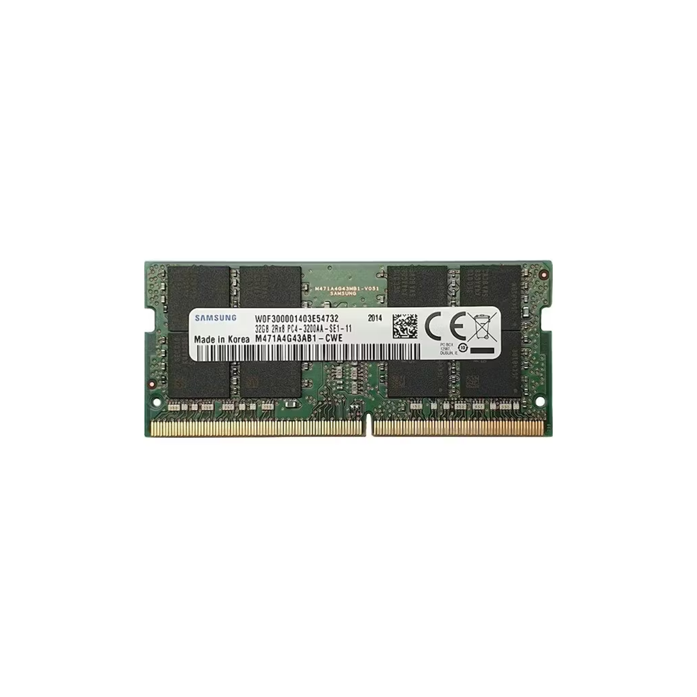 Samsung SAMSO3200/32, 32GB, DDR4, 3200MHz,  1.2V Notebook Ram (M471A4G43AB1-CWE)