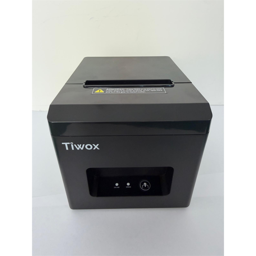 Tiwox JP-R80A, Termal, Masaüstü, Fiş Yazıcı, 200mm/s Hız, 80mm Kağıt, 203 DPI, Otomatik Kesici, Ethernet, USB