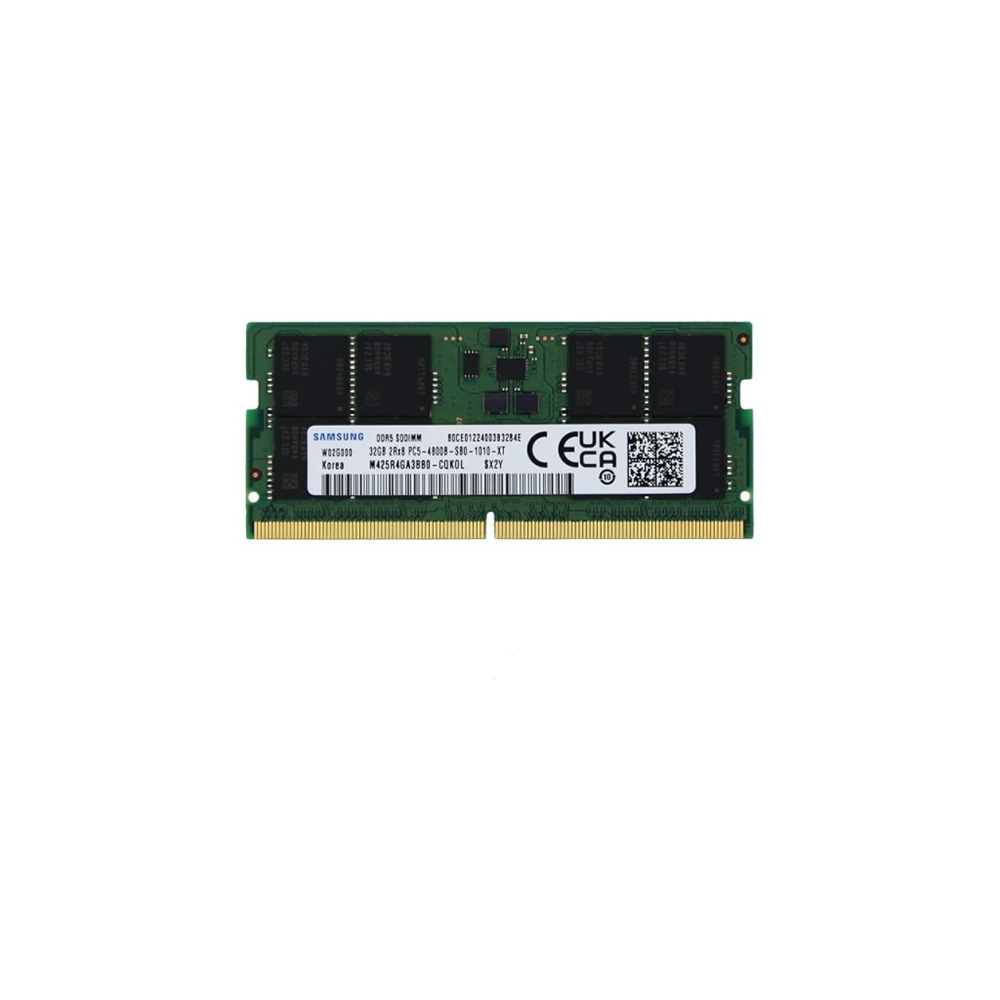 Samsung SAMSO4800/32, 32GB, DDR5, 4800MHz,  CL46, 1.1V Notebook Ram (M425R4GA3BB0-CQKOD)
