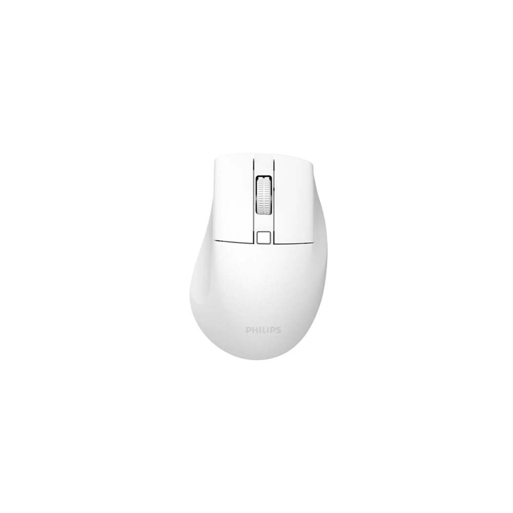 PHILIPS SPK7528W, SESSİZ, Beyaz, USB Nano  2,4Gh ve Bluetooth Kablosuz, 1600dpi, Optic, 3 Tuşlu, Ergonamik, Sessiz Click, Mouse