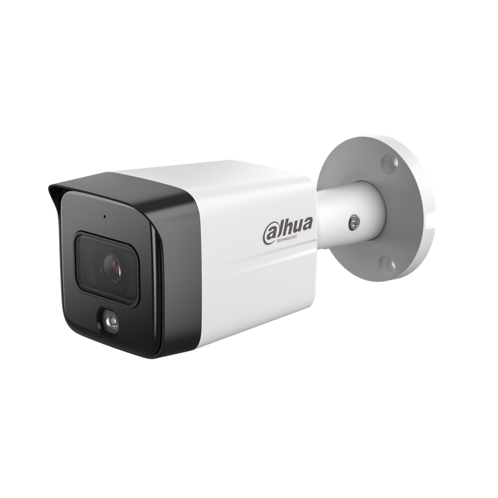 DAHUA IPC-HFW1431TC1-SA, 4Mpix, 3,6mm Lens,  SD Kart, Starlight, H265+, Dahili Mikrofon, 30Mt Gece Görüşü, IP67, PoE Bullet IP Kamera