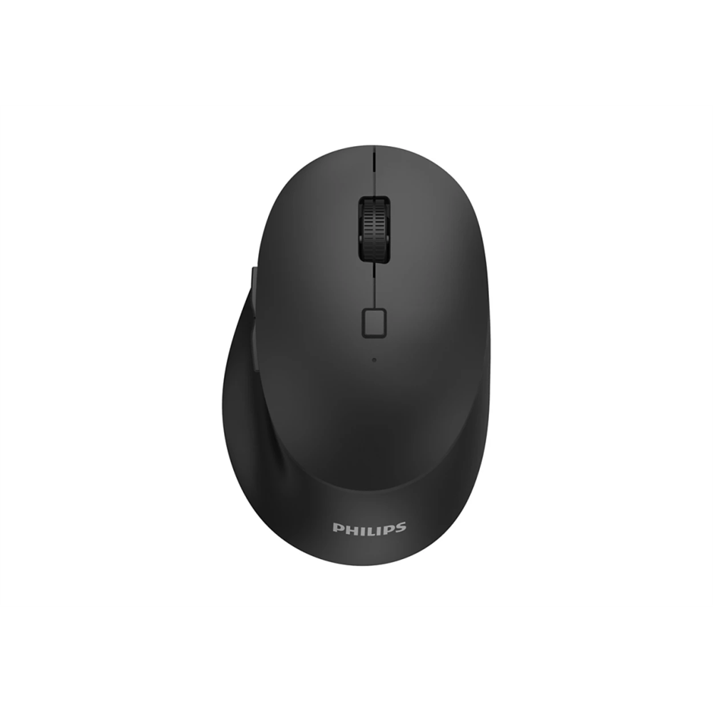 PHILIPS SPK7607B, Siyah, USB Nano 2,4Gh ve Bluetooth Kablosuz, 3200dpi, Optic, 7 Tuşlu, Sessiz Click, Mouse
