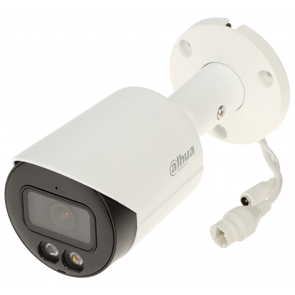 DAHUA  IPC-HFW2449S-S-IL, 4Mpix, Wizsense, Dual  Smart Light, 3,6mm Lens, H265+, 30Mt Gece Görüşü, IP67, Dahili Mikrofon, PoE Bullet IP Kamera