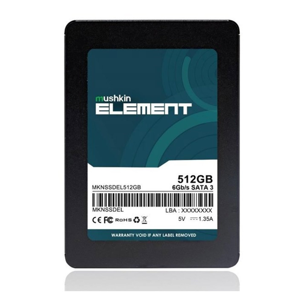 Mushkin ELEMENT, 512GB, 500-450Mb/s, 2.5", SATA3, SSD (MKNSSDEL512GB)