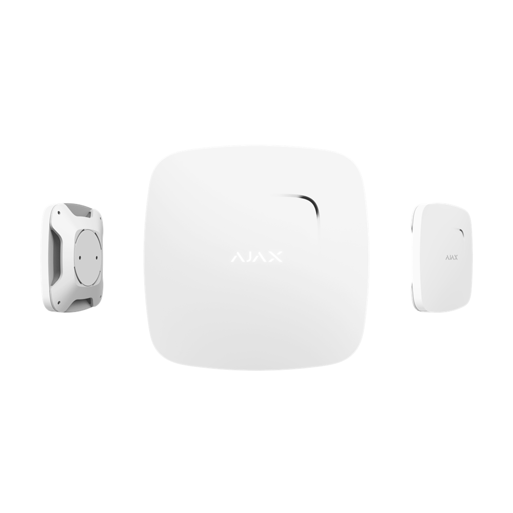 AJAX  Fire Protect Plus, Kablosuz, Isı ve Duman Dedektörü, BEYAZ