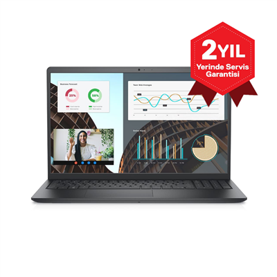 DELL Vostro 3530, N1605PVNB3530U, i7-1335U, 15,6" FHD, 16Gb Ram, 512Gb SSD, Paylaşımlı Ekran Kartı, Free Dos Notebook (6292506-210276813)