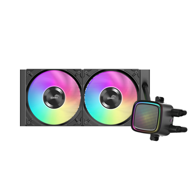 SAMA L50-240BK, Black, 240mm, 2x120mm ARGB Fan, CPU Sıvı Soğutma