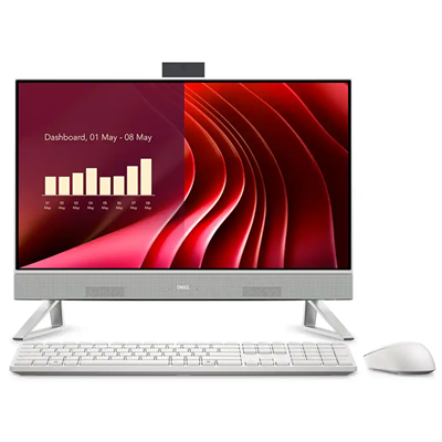 DELL AIO 24 EC242501020UBU, i5-1334U, 23,8"  FHD Ekran, 16Gb DDR5 Ram, 512Gb SSD, Wi-Fi, Type-C, Paylaşımlı Ekran Kartı, Free Dos, All In One PC