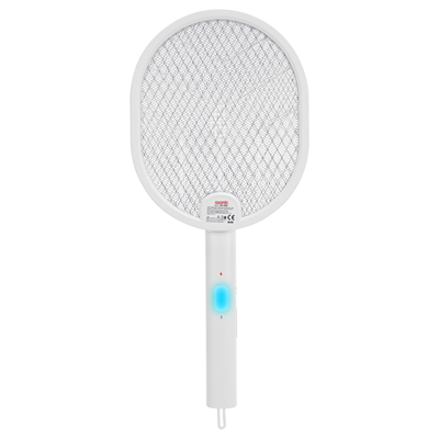 ASONIC AS-A26, Beyaz, 3000V, Raket Tipi, UV Mor Işıklı, 1200mAh, Bataryalı, Şarj Edilebilir, Katlanabilir, Sinek Öldürücü
