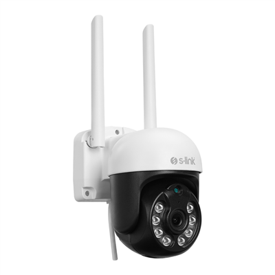 S-LINK SL-PTZ01, Akıllı Güvenlik Kamerası, WiFi, 3Mpix, 2,8mm Lens, 25m. Gece Görüşü, Hareket algılama, İki Yönlü Ses, Micro SD Kartlı, TUYA Yazılım