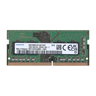 Samsung SAMSO3200/16, 16GB, DDR4, 3200MHz,  1.2V Notebook Ram (M471A2G43DB1-CWE)