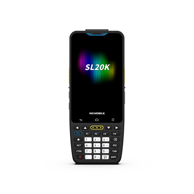 M3 Mobile SL20K, Android 13, WiFi, Bluetooth, 4" Dokunmatik ve Tuşlu Ekran, 4 GB RAM, 64 GB ROM, 2D Karekod, EL Terminali (Kılıf ve Ekran Koruyucu Dahil)