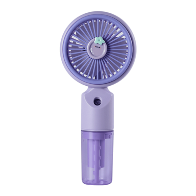 FENY FN-F50, MOR, 3 Kademeli Hız, Buharlı Ferahlık, Elde Kullanım, Dahili 800mAh Bataryalı, Type-C Şarj Girişli, Vantilatör