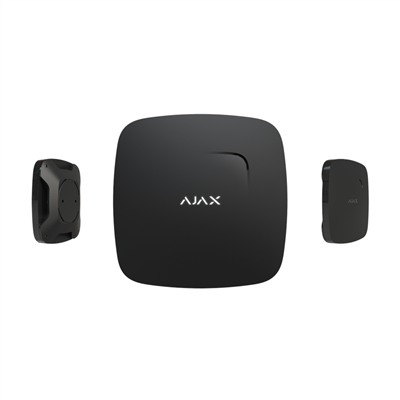 AJAX  Fire Protect, Kablosuz, Isı ve Duman Dedektörü, SİYAH
