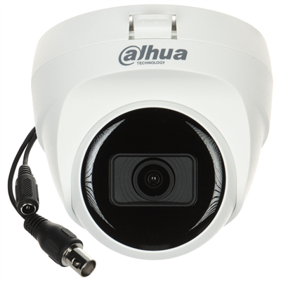 DAHUA HAC-T1A21P-U-A, 2Mpix, 2.8mm Lens, 25 Mt Gece Görüşü, Dahili Mikrofon, Dome Kamera