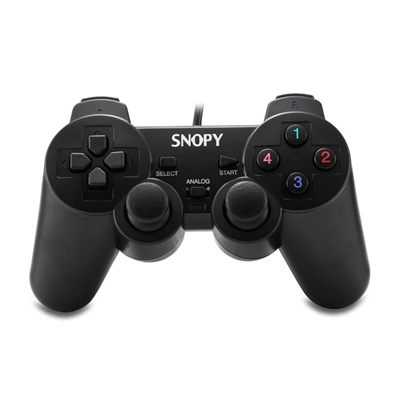 SNOPY SG-401, USB/PC/PS3, 1.8mt Kablolu, Çift Titreşimli, GAMEPAD