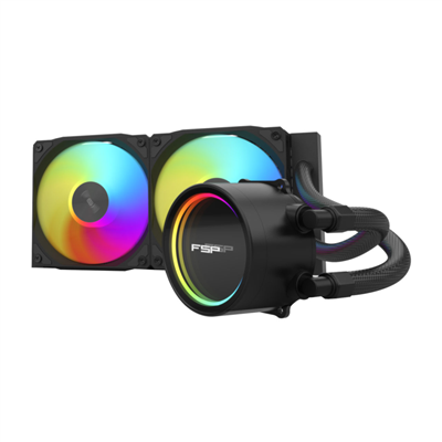 FSP AE24-B, 240mm, ARGB, 2 Fanlı, (LGA1851/1700/1200/AM4/AM5) Uyumlu, CPU Sıvı Soğutma (Siyah)