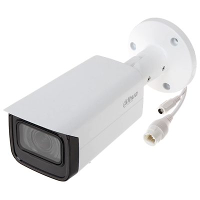 DAHUA IPC-HFW1230T-ZS-2812-S5, 2Mpix, 2,8-12mm Motorize Lens, SD Kart, H265+, 40Mt Gece Görüşü, IP67, PoE Bullet IP Kamera