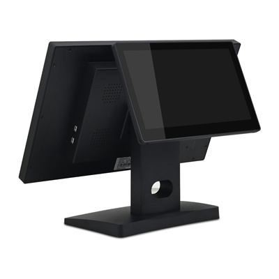 QUATRONIC P1855-D 5N, Intel i5 5.Nesil, 18.5" Ekran, 8GB Ram, 256GB SSD, Endüstriyel, Dokunmatik Pos PC (çift ekran)