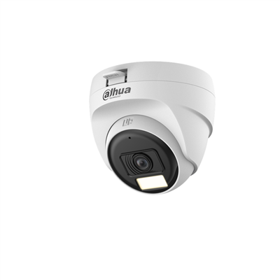 DAHUA HAC-T1A21P-U-IL-0280B, 2Mpix, 2.8mm Lens, 25 Mt Gece Görüşü, Smart Dual Light, Dome Kamera