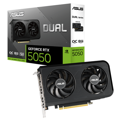 ASUS DUAL-RTX5050-O8G, 8Gb, 128Bit, GDDR6, 1xHDMI, 3xDP GAMING Ekran Kartı