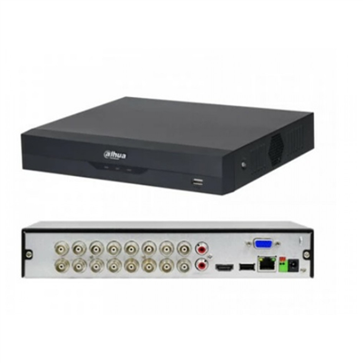 DAHUA XVR5116HS-5M-I3, 16 Kanal, 5Mpix H265+, 1 HDD, 5in1 DVR Cihazı