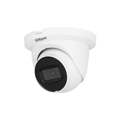 DAHUA IPC-HDW2241TM-S-0280, 2Mpix, 2,8mm Lens, H265+, 30Mt Gece Görüşü, Starlight IP67, Mikrofonlu, PoE Dome IP Kamera