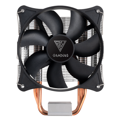 GAMDIAS BOREAS E1-410 MONO, 120mm, CPU  Kule Tipi Hava Soğutma, Doğrudan Temas Teknolojisine Sahip 4 adet Gelişmiş Bakır Isı Borusu (AMD AM4 ve INTEL Tüm işlemciler ile uyumlu)