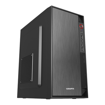 VENTO VS119S, 300W, Siyah, Micro ATX, Tower, Kurumsal, KASA